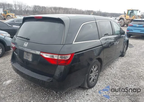 2013 Honda Odyssey Ex from USA, damaged, VIN 5FNRL5H40DB066462